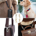 Custom Logo Metal Luggage Accessory Swivel Lobster Handbag Snap Hook Bag Accessories Lobster Clasps Dog Hook  for Bag Making