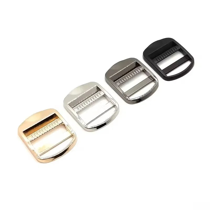 MZhardware Good Quality Belt Bag Webbing Metal Slide Adjustable Buckle Slide Adjustable Metal Buckle for Belt