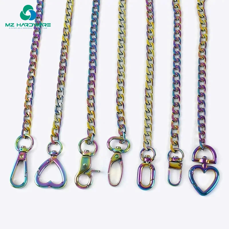 Custom 60/120 cm Other Bag Parts Accessories Metal Handbag Shoulder Strap Purse Chain Acrylic Bag Chain for Girls and Women