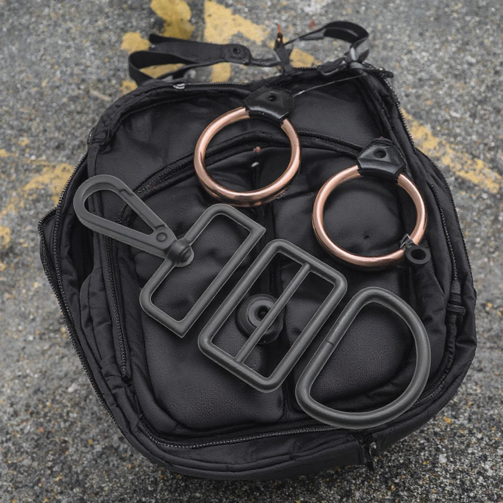 Adjustable Metal Buckle for Bag Backpack Cheap Price Rainbow Colors Webbing Strap with Slider and Clip Durable Belt Fastener