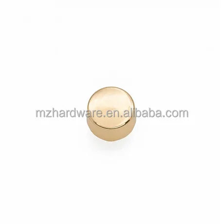 Cloxy Luxury Leather Handbag Accessories Rounded Metal Feet Studs with Bottom Screw Back Bag Button Studs for Purse Making