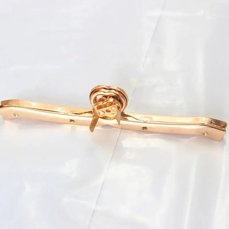 Handbag Hardware Wholesale Stainless Steel Handbag Hardware Heart Shape Clasp Turn Lock Twist Lock