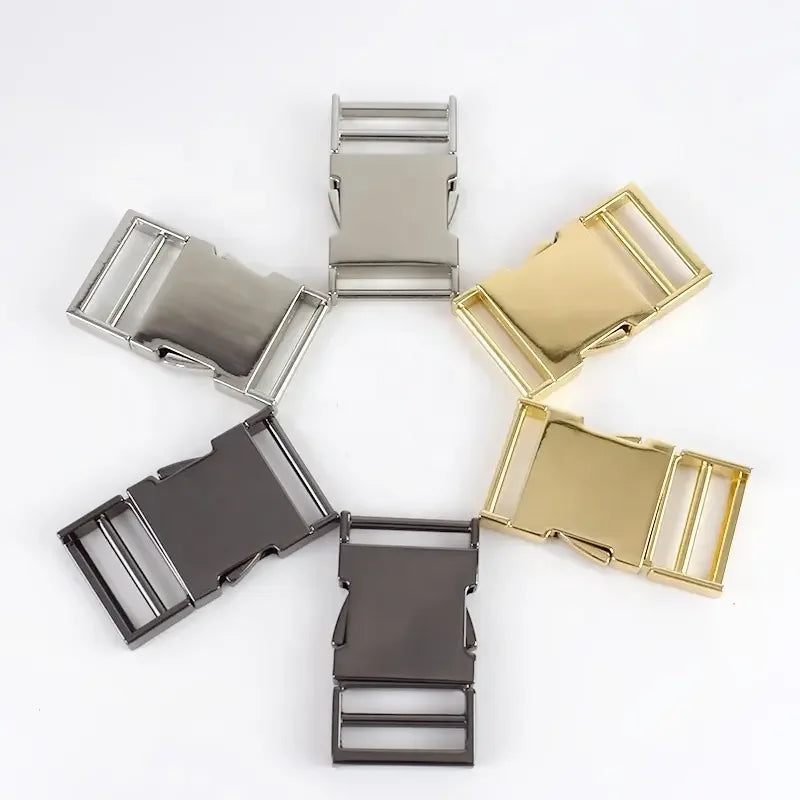 MZ Hardware High Quality Three Colors  Metal Buckles Handbag Accessories for Dog Collars Bags Strap Buckle