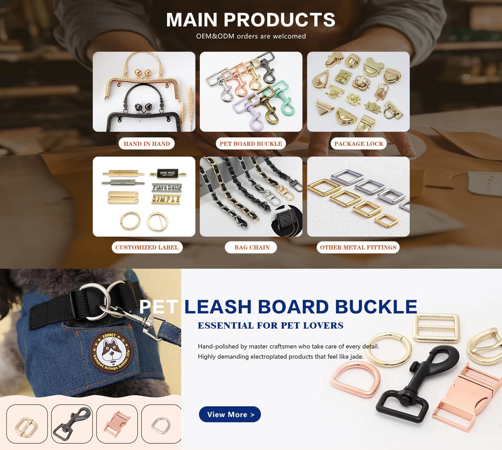 MZhardware Custom Logo Stainless Steel Turn Lock for Bags Clasp Pressed Metal Name Plates Bag Accessory