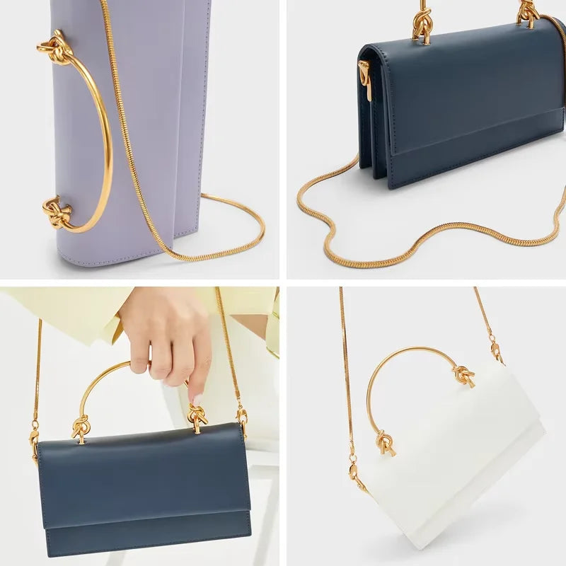 New Design Handbag Handle Replacement Parts Bag Handle Buckle D Ring Bag Handle Decorative Parts Semicircle