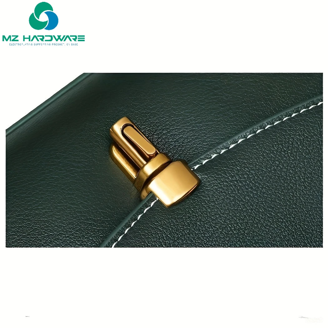 MZhardware High Quality Metal Mortise Lock Single Word Bag Lock for Backpack and Leather Bag DIY Accessories