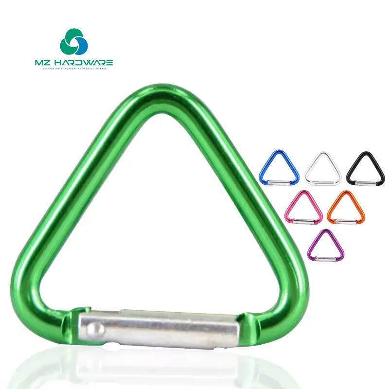Cheap Carabiners Mini Carabiner Aluminum Alloy Triangle Spring Carabiner Hooks Snap Hook for Pet