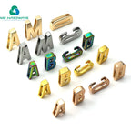 Classic DIY Charms Straps Collar Bags A-Z English Alphabet Name Design Stainless Steel Zinc Alloy Plated Plastic Buckle Hook