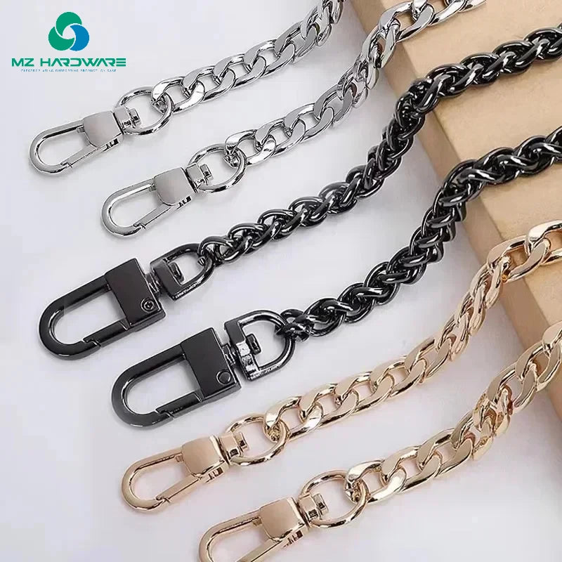 MZhardware High Quality Metal Handbag Chains for Bags Accessories Purse Shoulder Handbag Strap Metal Bag Chain