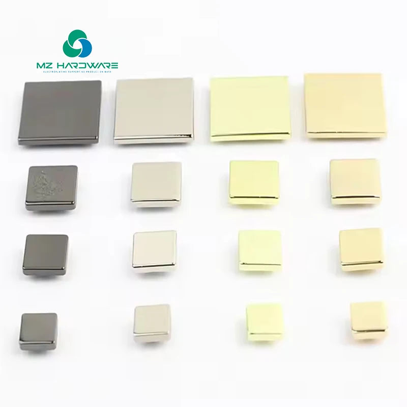 Mz Customized Size Lock Bag Buckle Leather Screw Rivets Handbag Bottom Protecting Feet Nail Solid Rivets