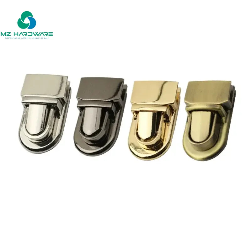 MZ Handbag Decoration Accessories Lock Metal Press Lock Push Button Bag Hardware Lock  for Bag Handbags