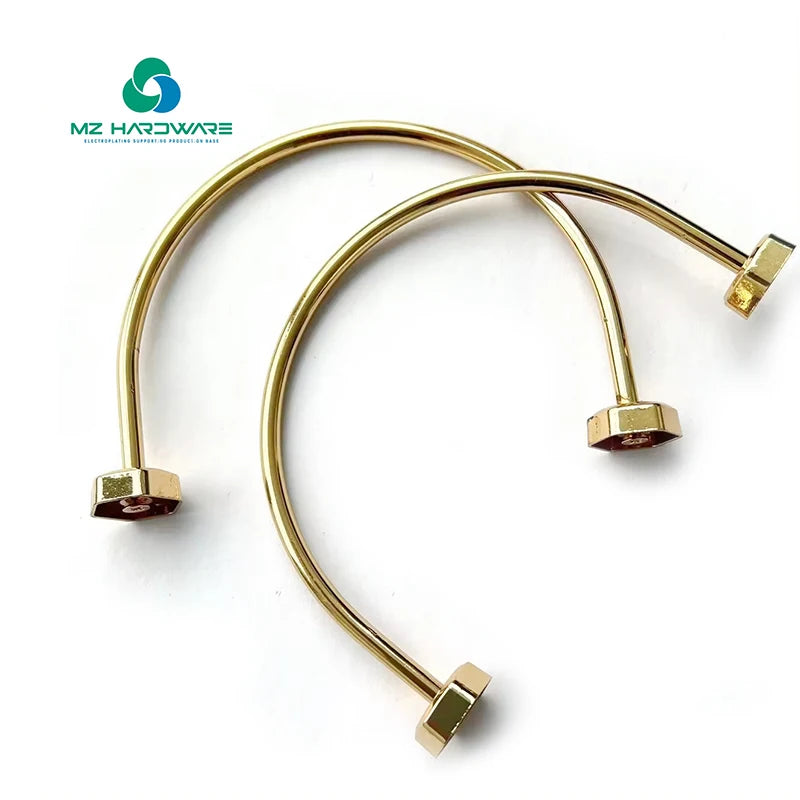 Purse Frames Wholesale Bag Handle Leather Bag Handle Lady Bag Handle Buckle Handbag Accessories