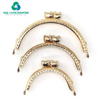MZhardware 8.5/10.5/12.5 CM Cat Head Round and Square Metal Purse Frame Handle for Clutch Bag Accessories Kiss Clasp Lock