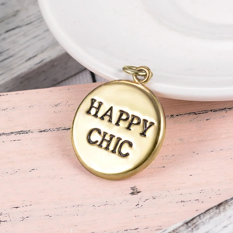 Cheap And High Quality Stainless Steel Circle Tag Metal Logo Tags For Bag Stainless Steel Brand Tags