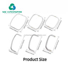 MZ Factory Direct Sales/fast Delivery 16/20/25/30cm Aluminium Tube Frame Clutch Bag Parts DIY Woven Cloud Bag Clip Purse Frame