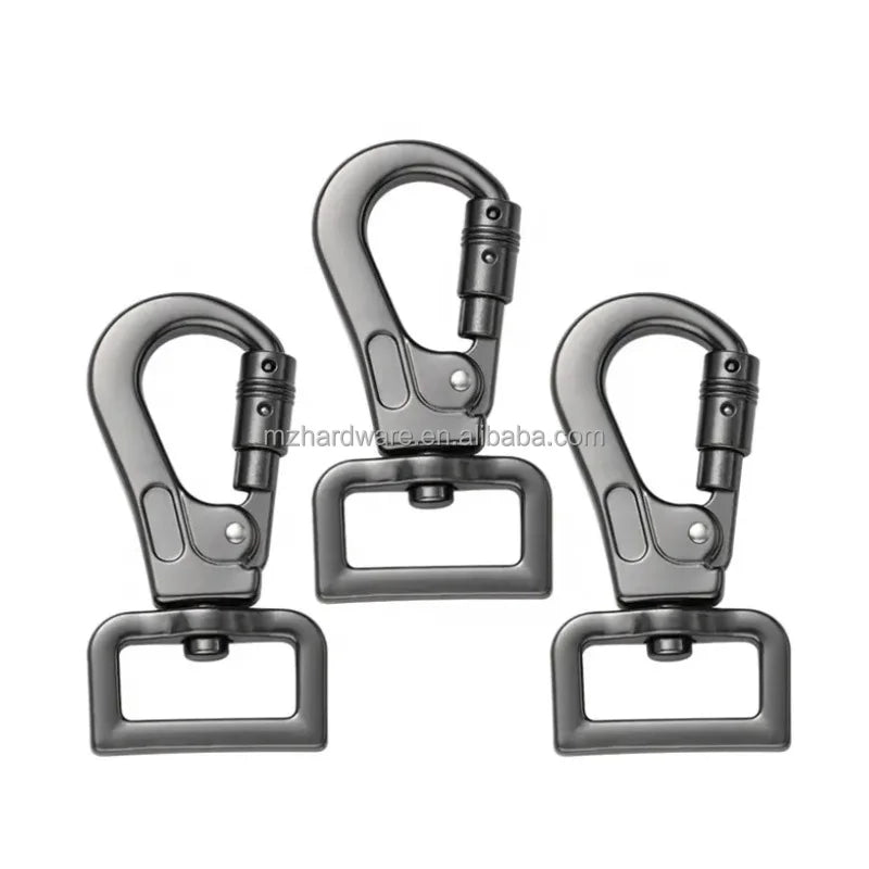 MZhardware Adjustable Fashion Dog Leash Hook Zinc Alloy Steel Chrome Plated Metal Swivel Snap Hook