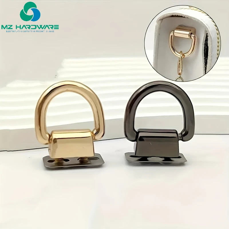 MZhardware Special Bag Parts & Accessories Zinc Alloy D-Ring Lobster Clasp Buckles for Wallet Chain DIY Wallet Making Hardware