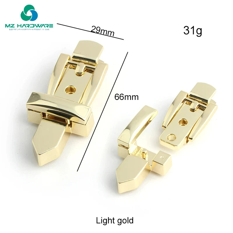 After-sales No Worries Metal Locks Bag  for Leather Handbags Purse Bags Totes Closures Snap Clasps DIY Craft Accessories