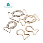 Custom Wholesale Garment Metal Buckle High Quality Custom Fashion Design Hardware Metal Belt Buckle for Coat Belt