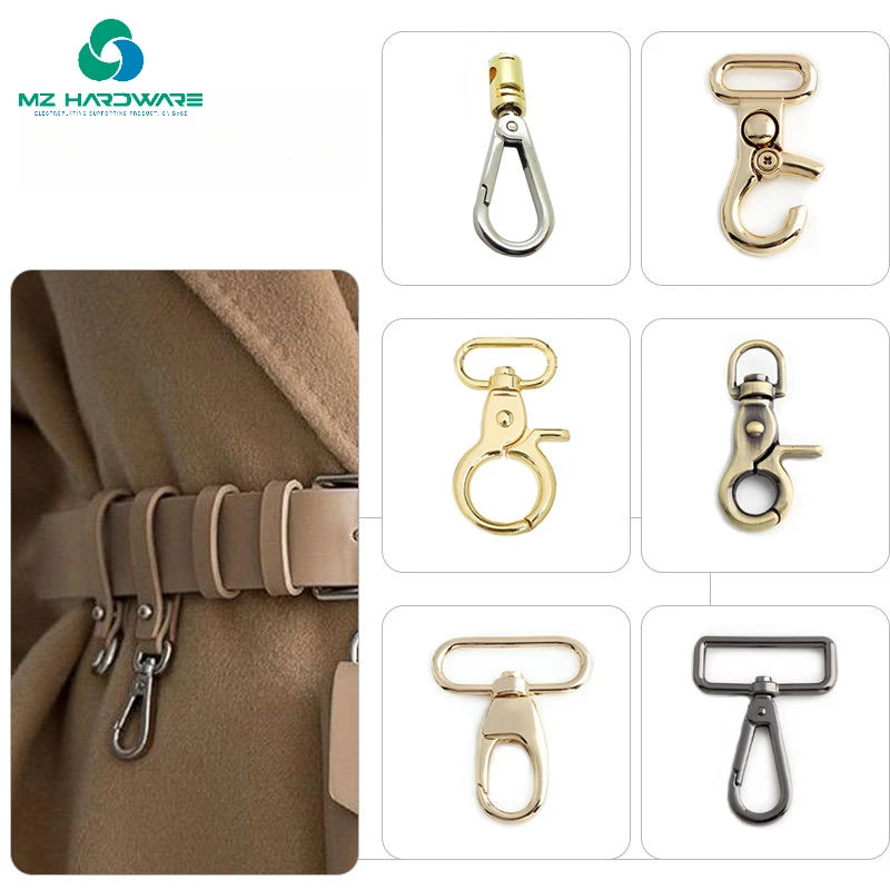 MZ Custom High Quality Dog Collar with Traction Buckle Special Bag Parts Accessories Featuring Alloy Pliers Buckle Pendant Doll