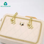 New Design Thickened Flower-Shaped Metal Bead Pendant Chain Jewellery Pendant Chains for Clothing Bags