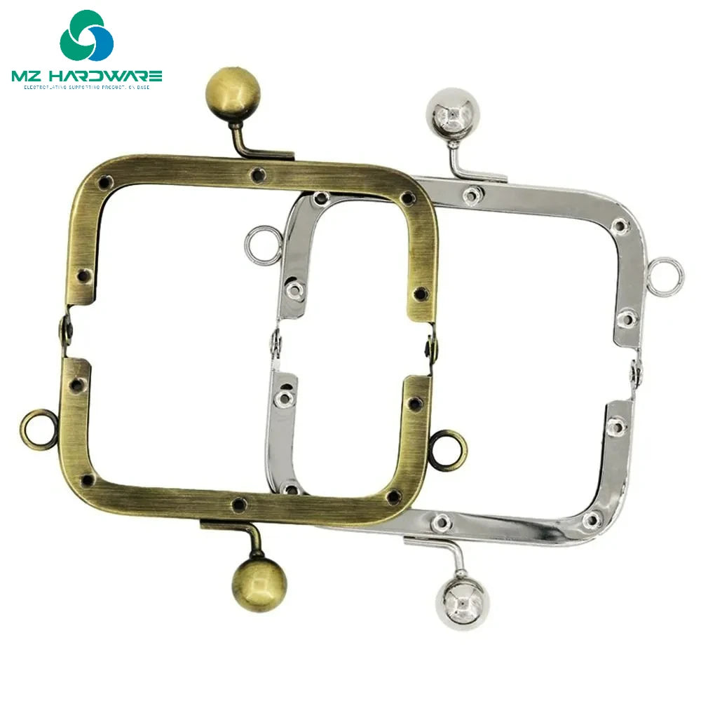 10.5cm Vintage Purse Clasp Frame Bag Kiss Clasp Lock Metal Purse Frame for DIY Craft Purse Bag Making Handle Bag Accessories