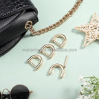 D-Rings Screw in Shackle Horseshoe U Shape D Ring DIY Leather Craft Purse Keychain Accessories for Strap
