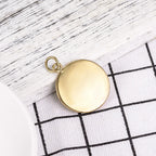 Cheap And High Quality Stainless Steel Circle Tag Metal Logo Tags For Bag Stainless Steel Brand Tags