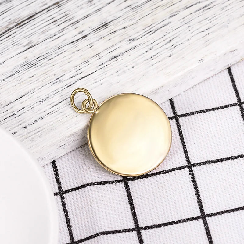 Cheap And High Quality Stainless Steel Circle Tag Metal Logo Tags For Bag Stainless Steel Brand Tags