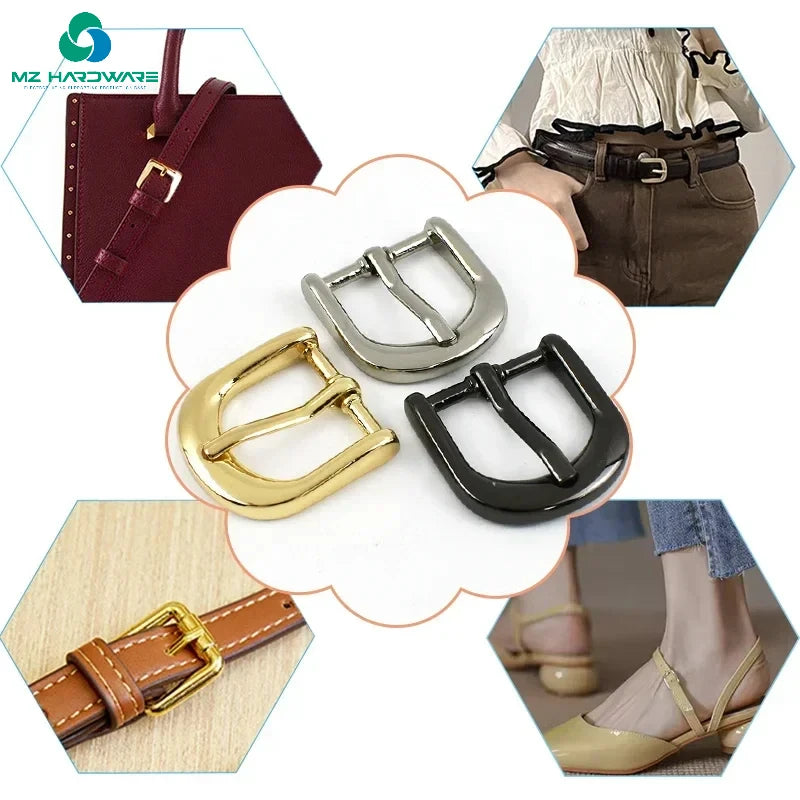 MZhardware 14/16/20mm Zinc Alloy Belt Buckle Wholesale Fashion Custom Metal Buckle Adjustment Buckle Garment Accessories