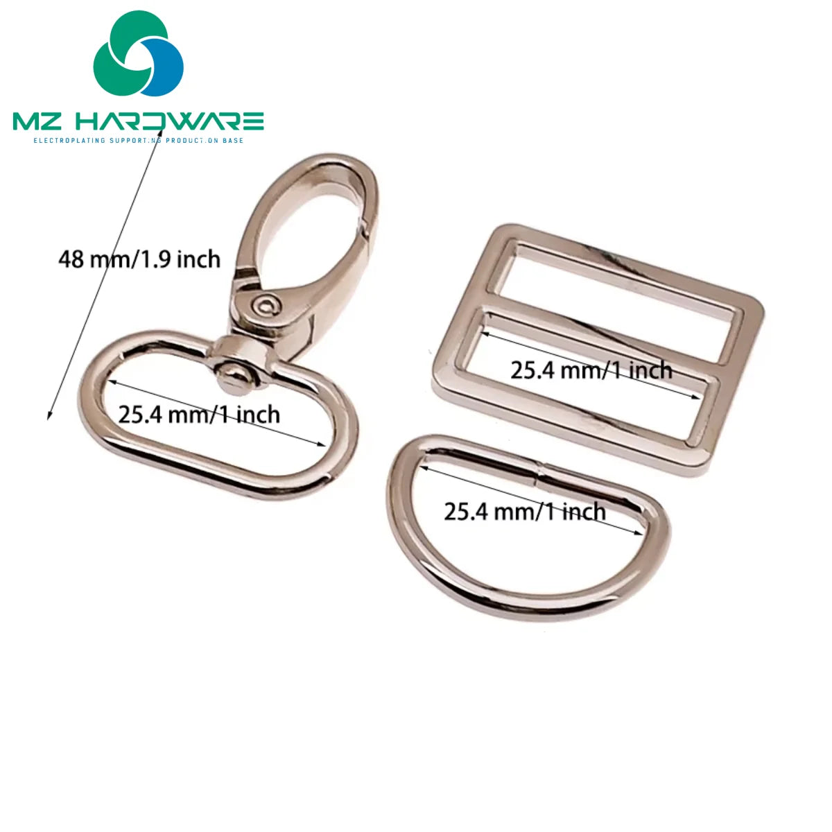 Adjustable Reflective Nylon Dog Collar Custom Logo CE Certified Metal Buckle Waterproof Swivel Snap Hooks Bag Hardware Dog Hook