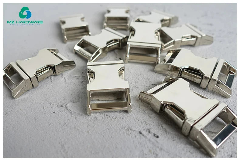 MZ Conjunto De Collar Para Perro, Hebilla De Metal + Hebilla Ajustable + Anillo D + Cierre De Metal Para Perro 4pcs/Sets