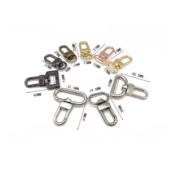 MZ Hardware Customized Fashion Trigger Snap Hook High Quality Metal Dog Buckle Bag Accessories for Handbag