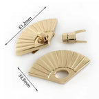 Good Quality Press Lock Corner Guard Bag Accessories Trunk Hardware Corner Handbag Lock Hardware Metal Turn Lock for Bag