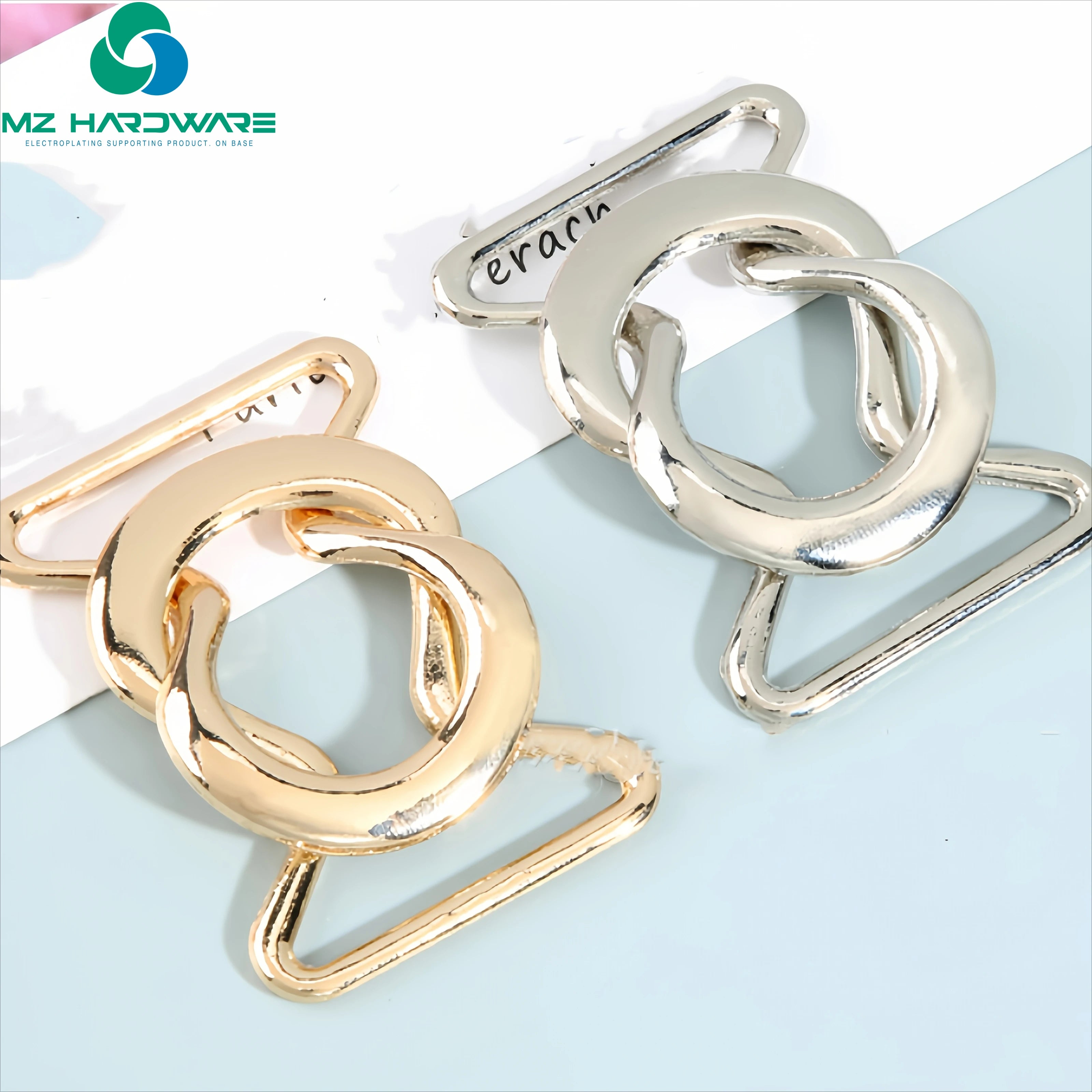 Metal Waist Buckles Decorative Adjustment Buttons Adjustment Buckles Simple and Versatile Clothing and Luggage Buttons