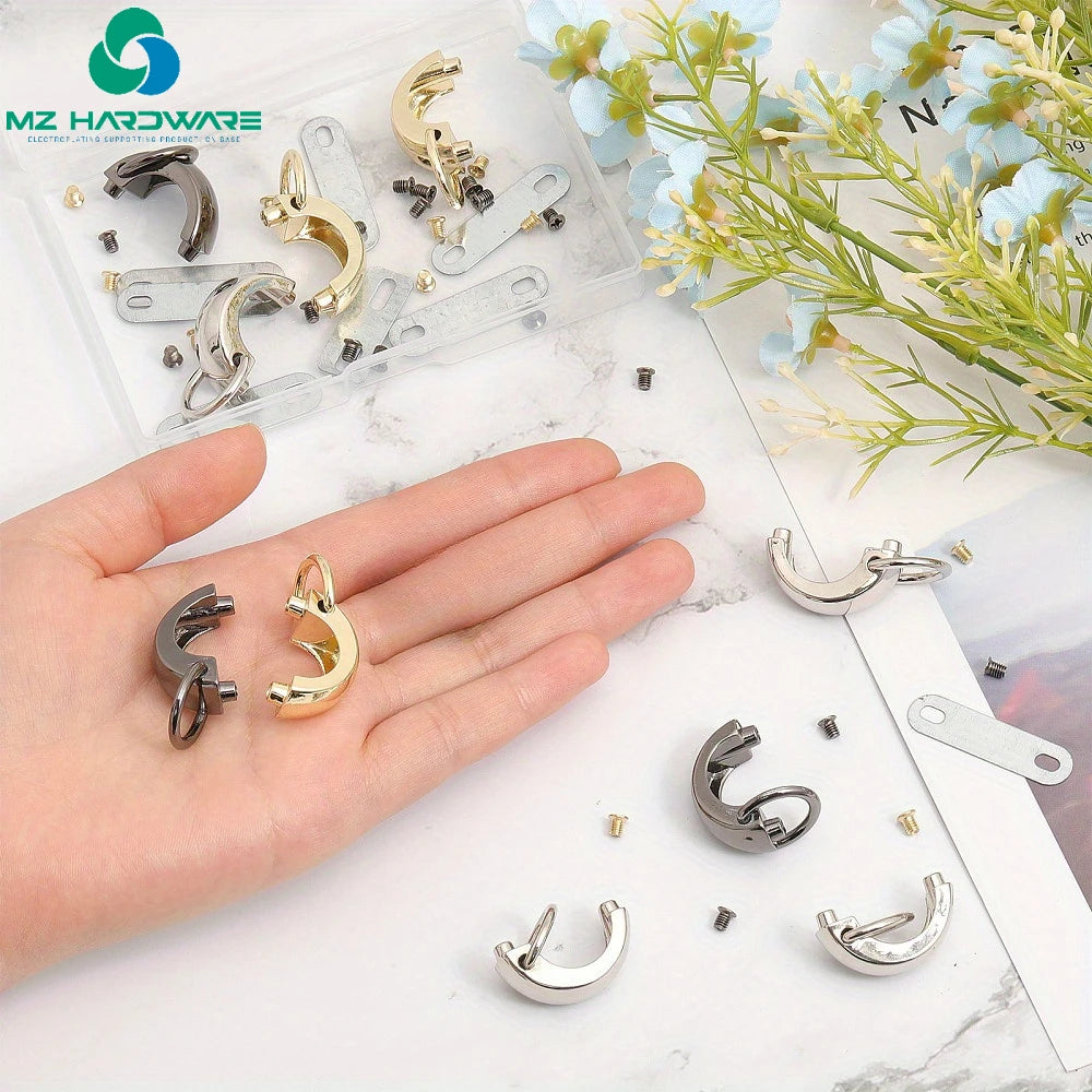 MZhardware Arch Zinc Alloy Bag Connector Buckles Special Accessories for DIY Wallet and Bag Making