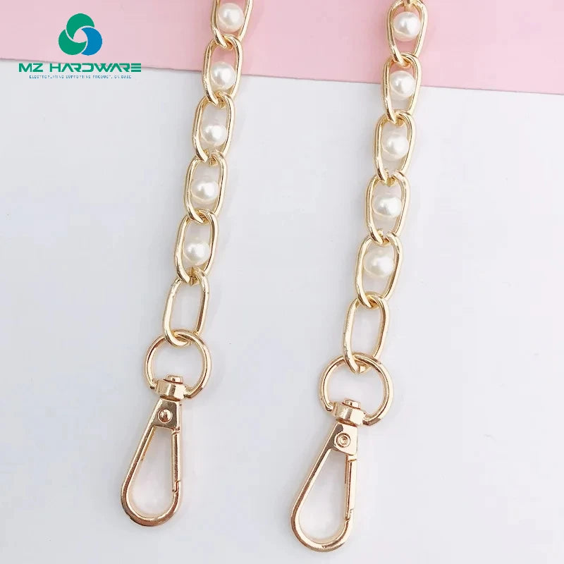 Metal Phone Chain Diy Wholesale Aluminum Designs Cloth Cutting Iron Metal New Gold Color Saw Chain for Girl Handbag
