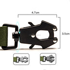 Factory High Quality Pet Release Buckle Frog Clip  Carabiner Quick Side Release Swivel Hooks