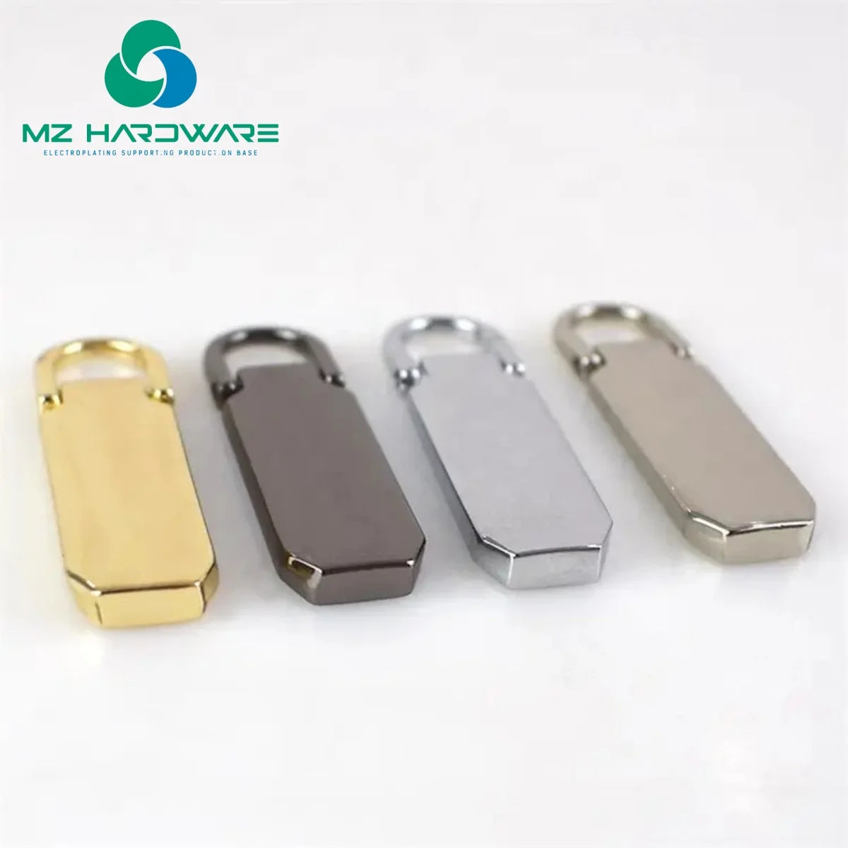 Custom Diy Sewing Accessories Metal Durable Handbag Zipper Puller Zipper Slider for Clothing Zipper