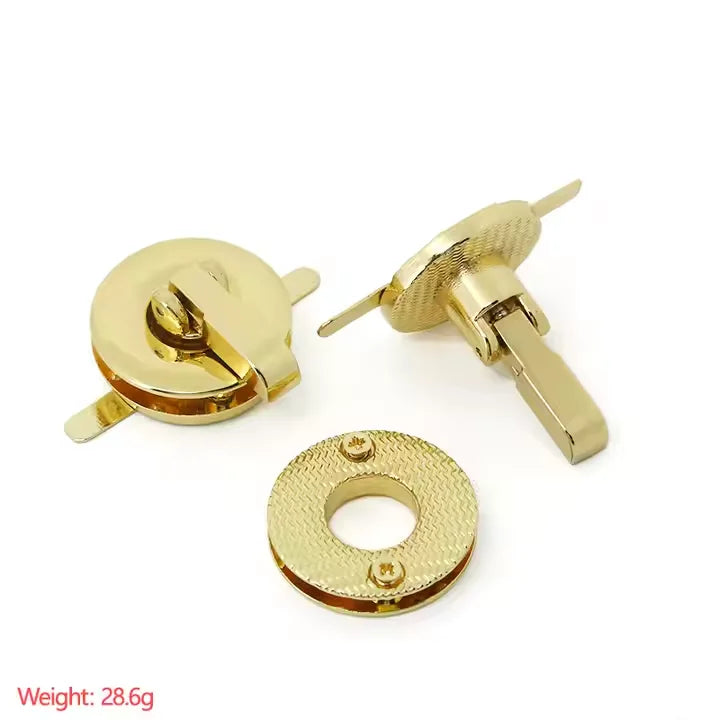 MZ Handbag Hardware Accessories Rectangle Handbag Turn Lock Push Lock Twist Lock Hardware for Handbags