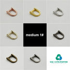 Anti-oxidation Metal Zipper Zipper Head/D Buckle/trapezoidal Pull Tab Zipper Head Accessories Handmade Luggage Bags Leather Sofa