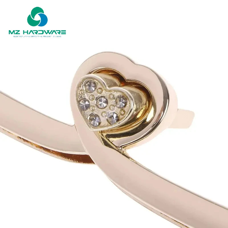 MZhardware Metal Locks Hardware Giratorio Candado Accesorios De DIY Bag Cierre De Bolso De Mano Hombro