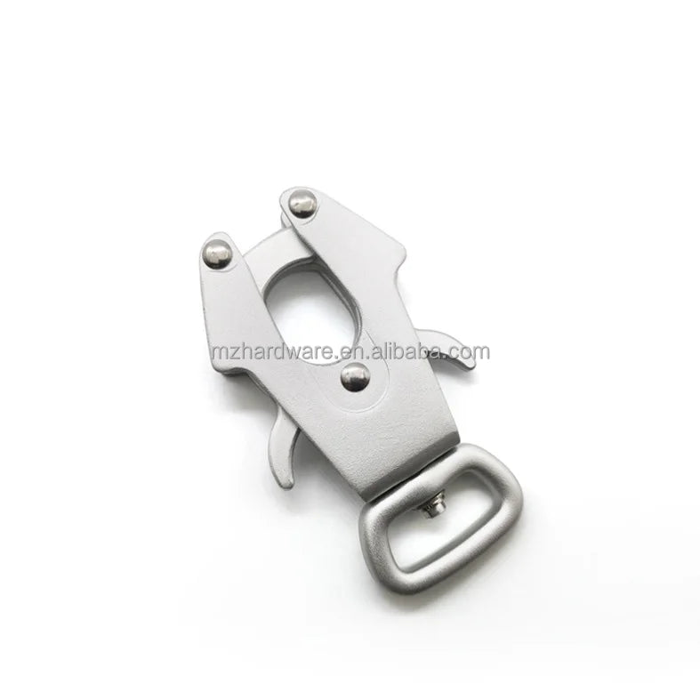 Factory High Quality Pet Release Buckle Frog Clip  Carabiner Quick Side Release Swivel Hooks
