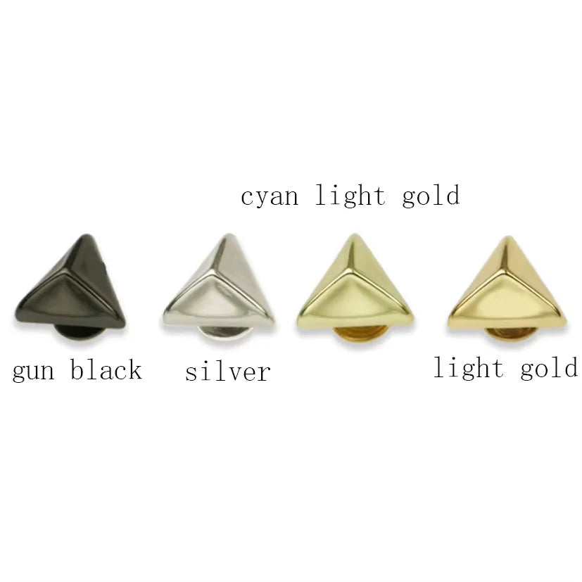 Mz Customized Size Bag Feet Hardware 4mm Leather Craft Rivets Studs for Bags Shoes Clothing Accessories