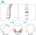 MZhardware Aluminum Tube Purse Frame for Clutch Striped Ladies' Dinner Bag & Bag Hardware Accessories Purse Frame