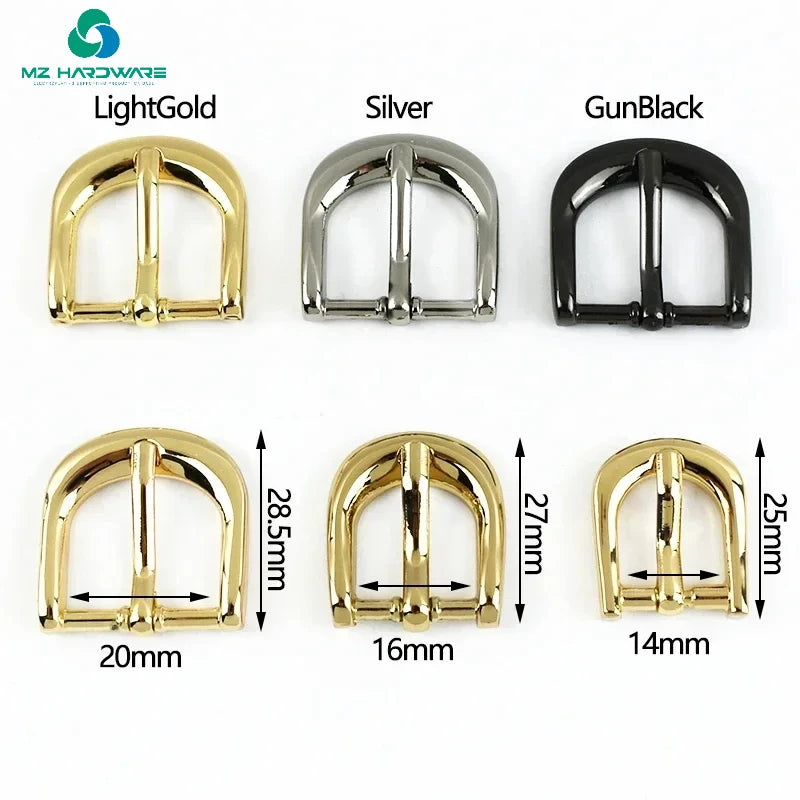 MZhardware 14/16/20mm Zinc Alloy Belt Buckle Wholesale Fashion Custom Metal Buckle Adjustment Buckle Garment Accessories