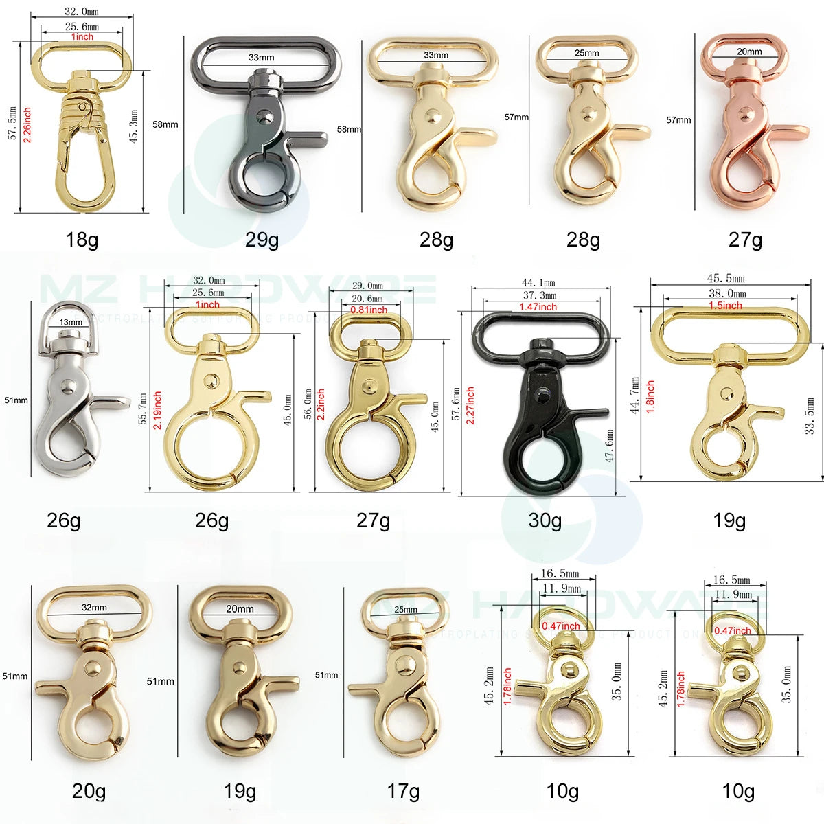 MZ Custom High Quality Dog Collar with Traction Buckle Special Bag Parts Accessories Featuring Alloy Pliers Buckle Pendant Doll
