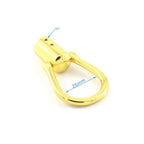 Factory Supply Bag Chain Stopper Buckle Metal Tassel Snap Golden Metal Activity Screw Clasp Hand Hook Handle Hardware