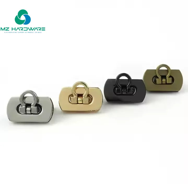 MZ Hardware Use Friendly Handbag Hardware Accessories Luggage Die-cast Latch Bag Latch Butterfly Lock