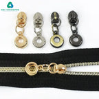 Customized Size Metal Hardware Accessories Zipper Slider Cat Eye Style for Diy Handmade Luggage